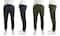 Galaxy by Harvic Slim Fit Cotton Stretch Twill Men's Cargo Joggers 2 Pack